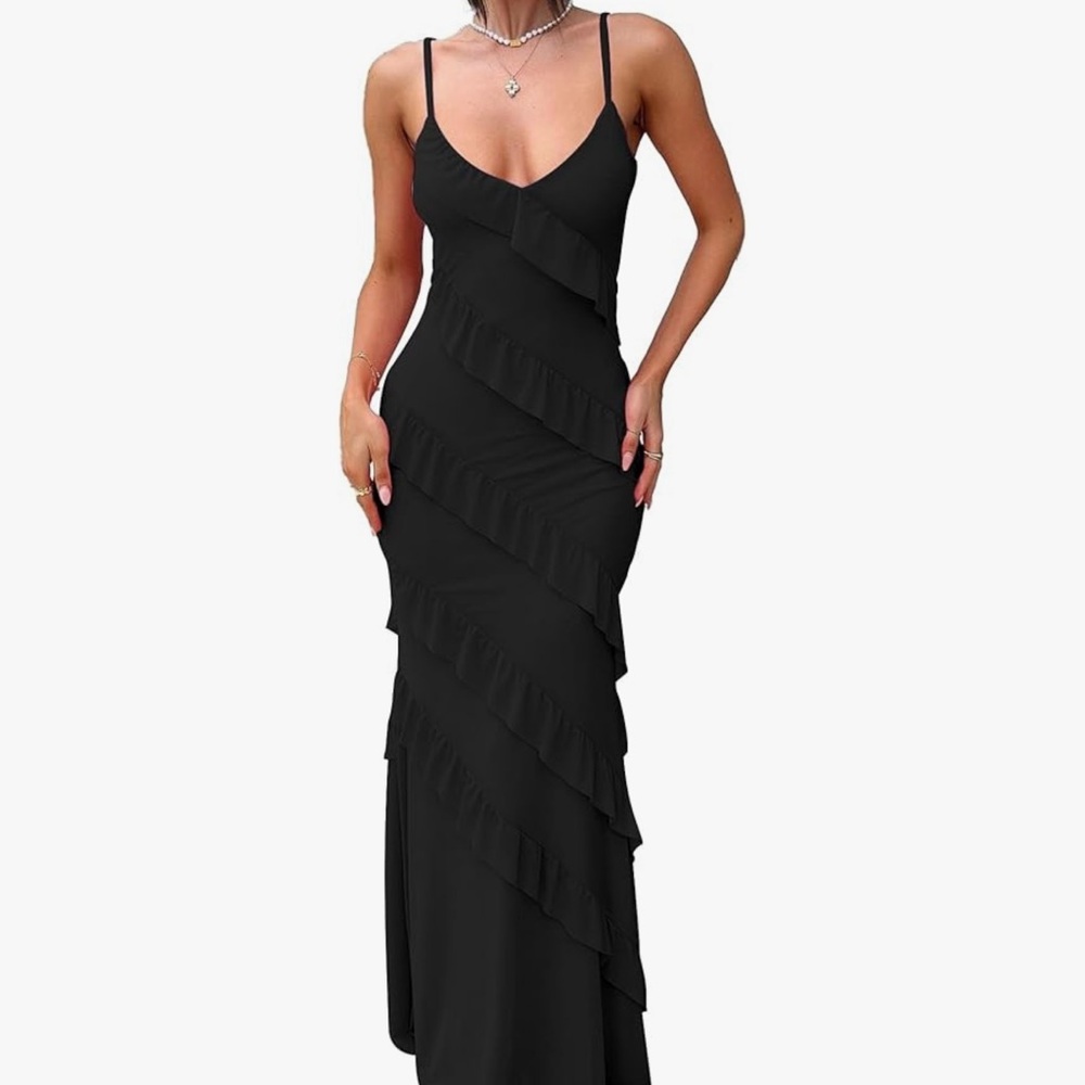 Elegant Black Evening Dress